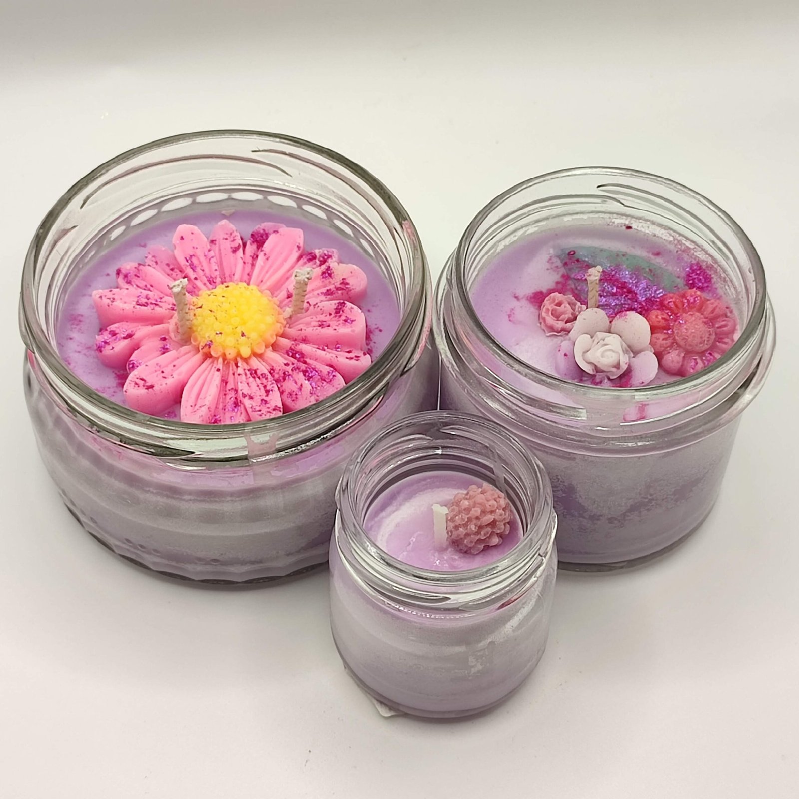 Levendula és Borostyán Szójaviasz illatgyertyák