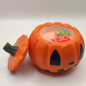 Egyedi Hallweeni díszgyertya Pumpkin Spice illatban